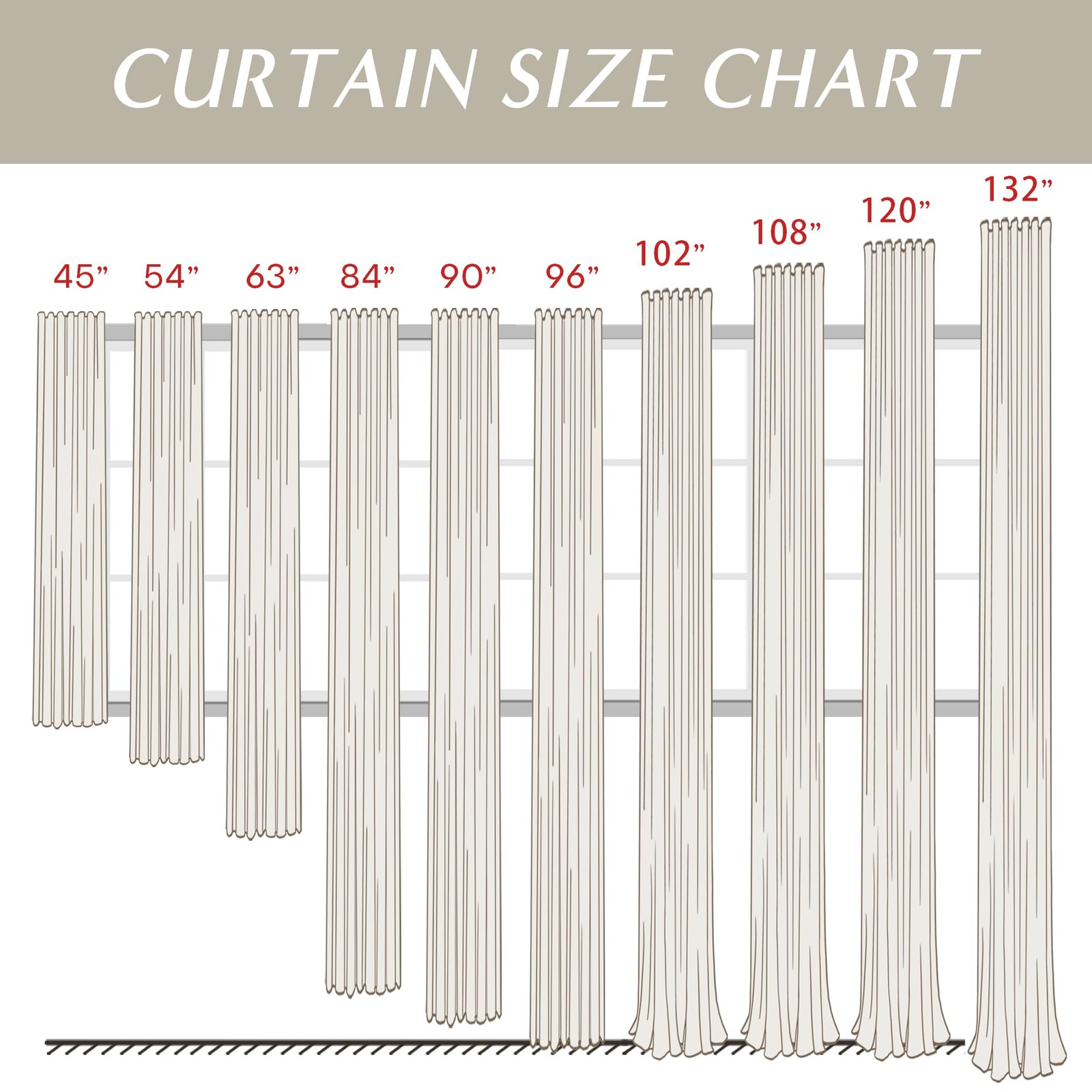Shineland 120 Inch Extra Long Pinch Pleated Linen Curtains 10 Ft Tailored Sheer