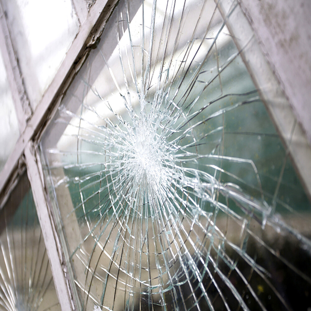 Security Window Film Clear Self-Adhesive Anti Shatter Glass UV Protection 4/8Mil