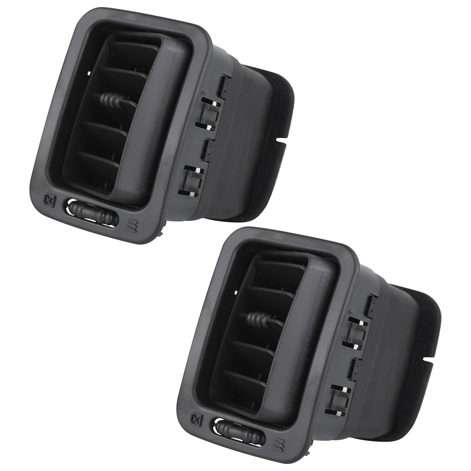 APPERFiT Dash A/C Air Vent Passenger Side (Dark Gray) Compatible Dark Gray
