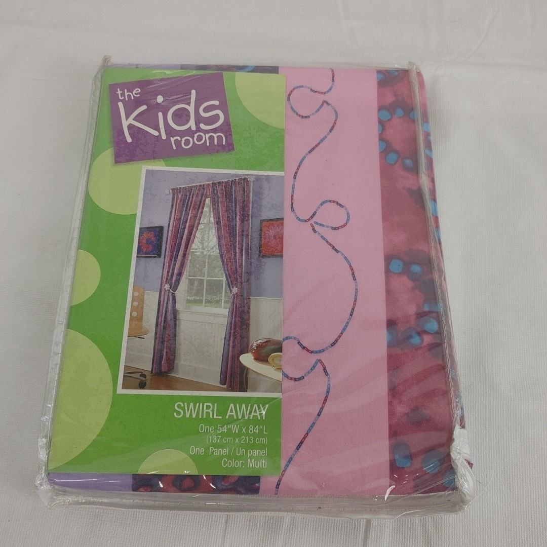 The Kids Room Swirl Away Panel Set Of 3 Each Has One 54”x84” Panel. New
