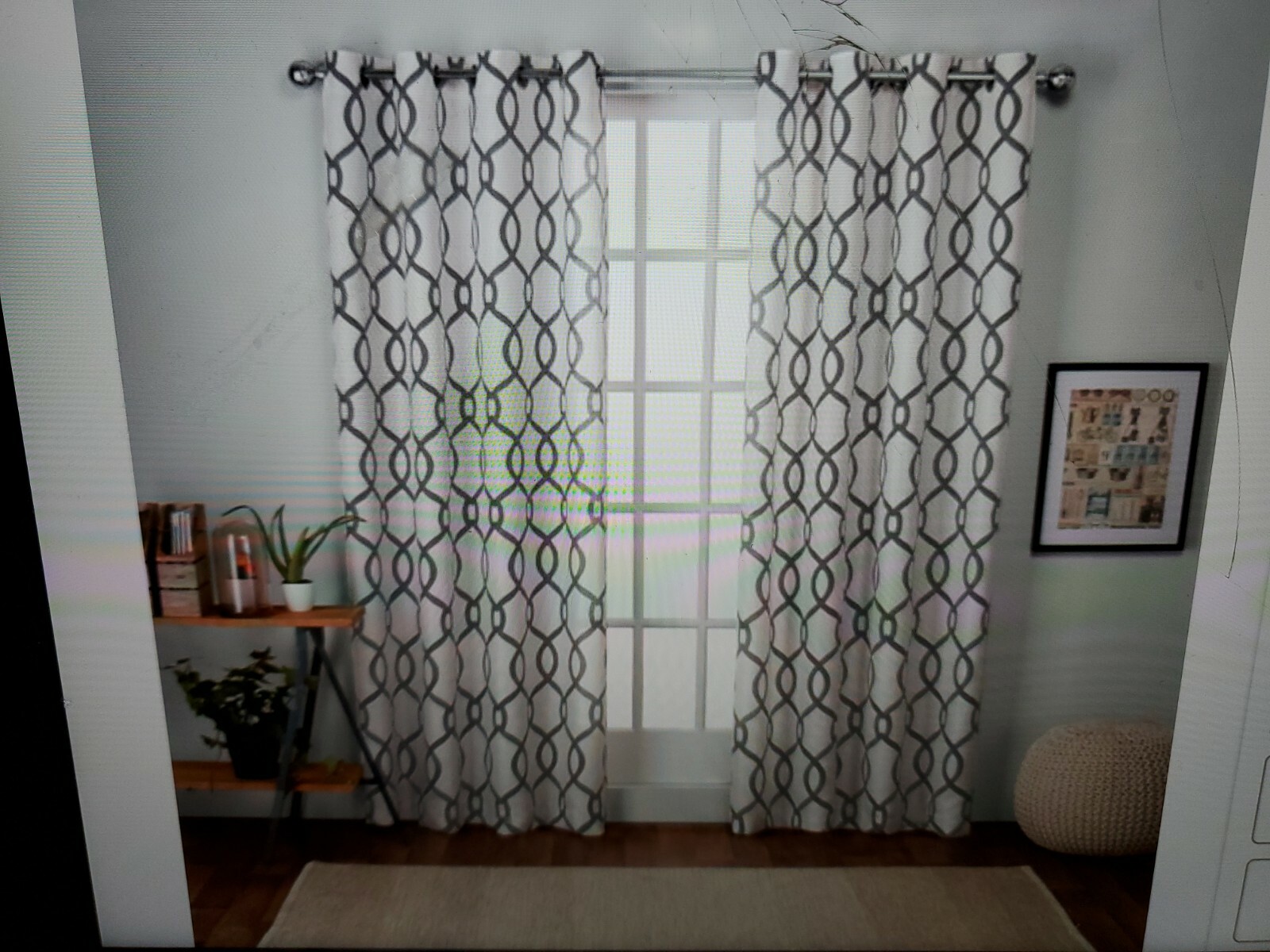 Exclusive Home Kochi Linen Blend Grommet Top Curtain Panel Pair, 54×96 Dove Gray