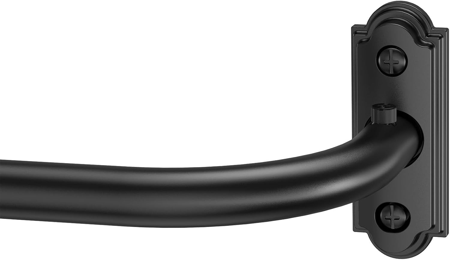 YaFex Curtain Rods for Windows: 48-86 Inch Wrap Around Blackout Curtain Rod, Adj