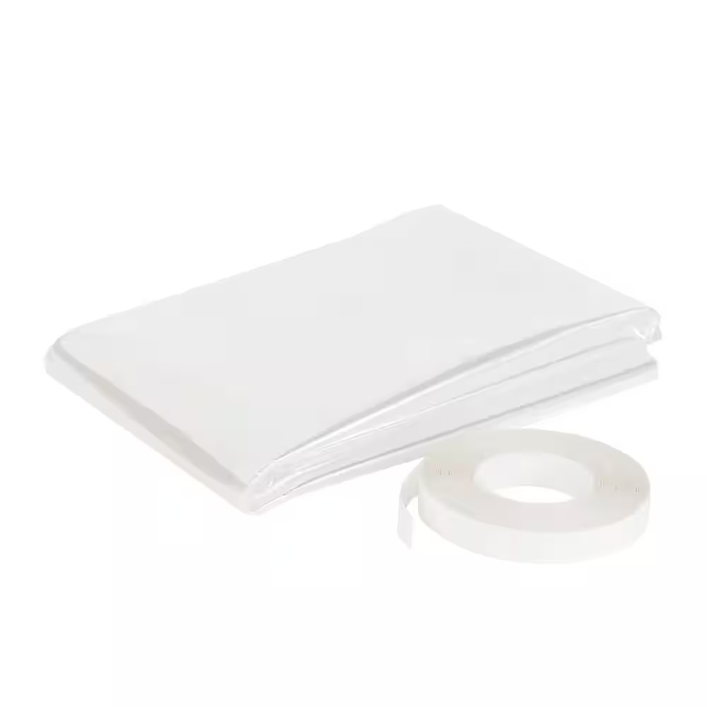 62 In. X 210 In. Shrink and Seal Film Window Kit Weatherstrip Adhesive