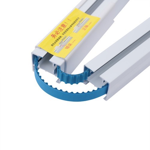 45W Electric Bedroom Open/Close Drapery Curtain Track Automatic Slide Rail 110V