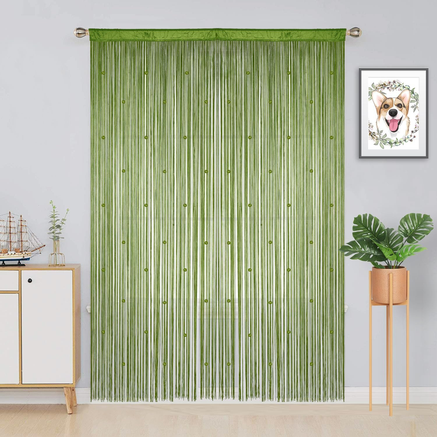 Beaded Curtain Beaded Curtains for Doorways Crystals Suitable for Interior Decor
