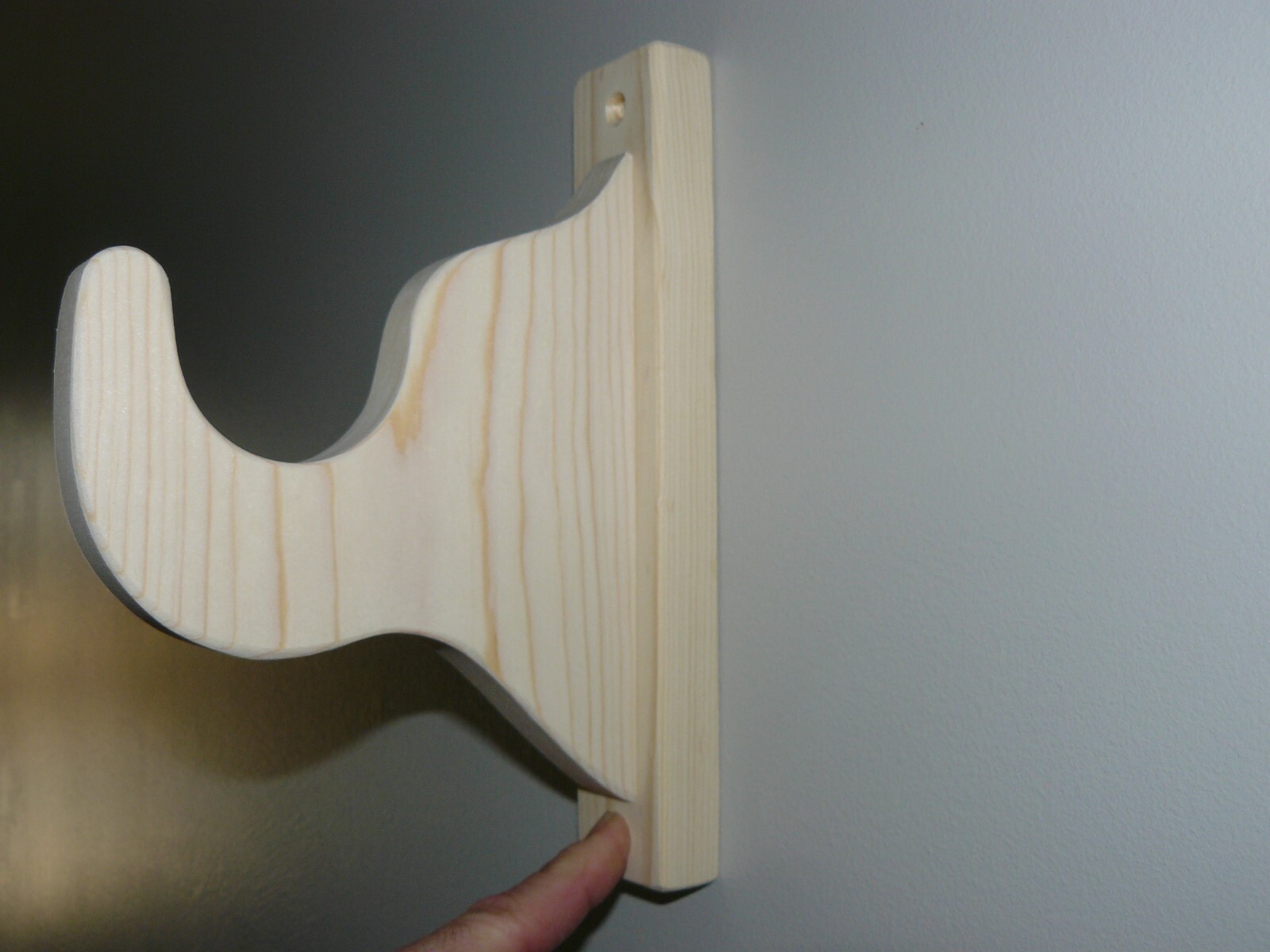 Fancy Wood Curtain Rod Brackets