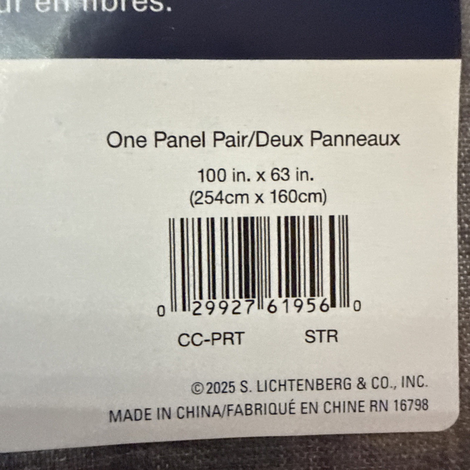 Sun Zero Lichtenberg Blackout Pair 100 In X 63 In ( set of 2 per pack)