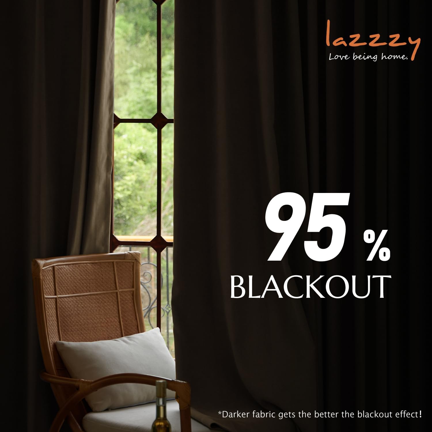 Dark Brown 84 Inch Long (52 x 84 Inch) Blackout Velvet Curtains Thermal Insul…