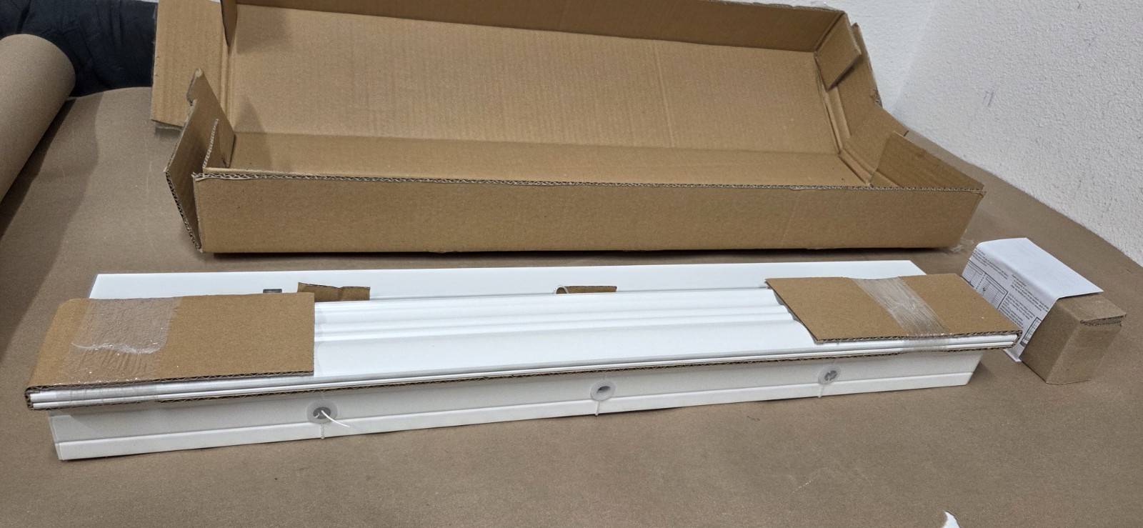 Lotus & Windoware Cordless, 2 Inch Faux Wood Blind, 28″ Wide x 36″ Long, Window
