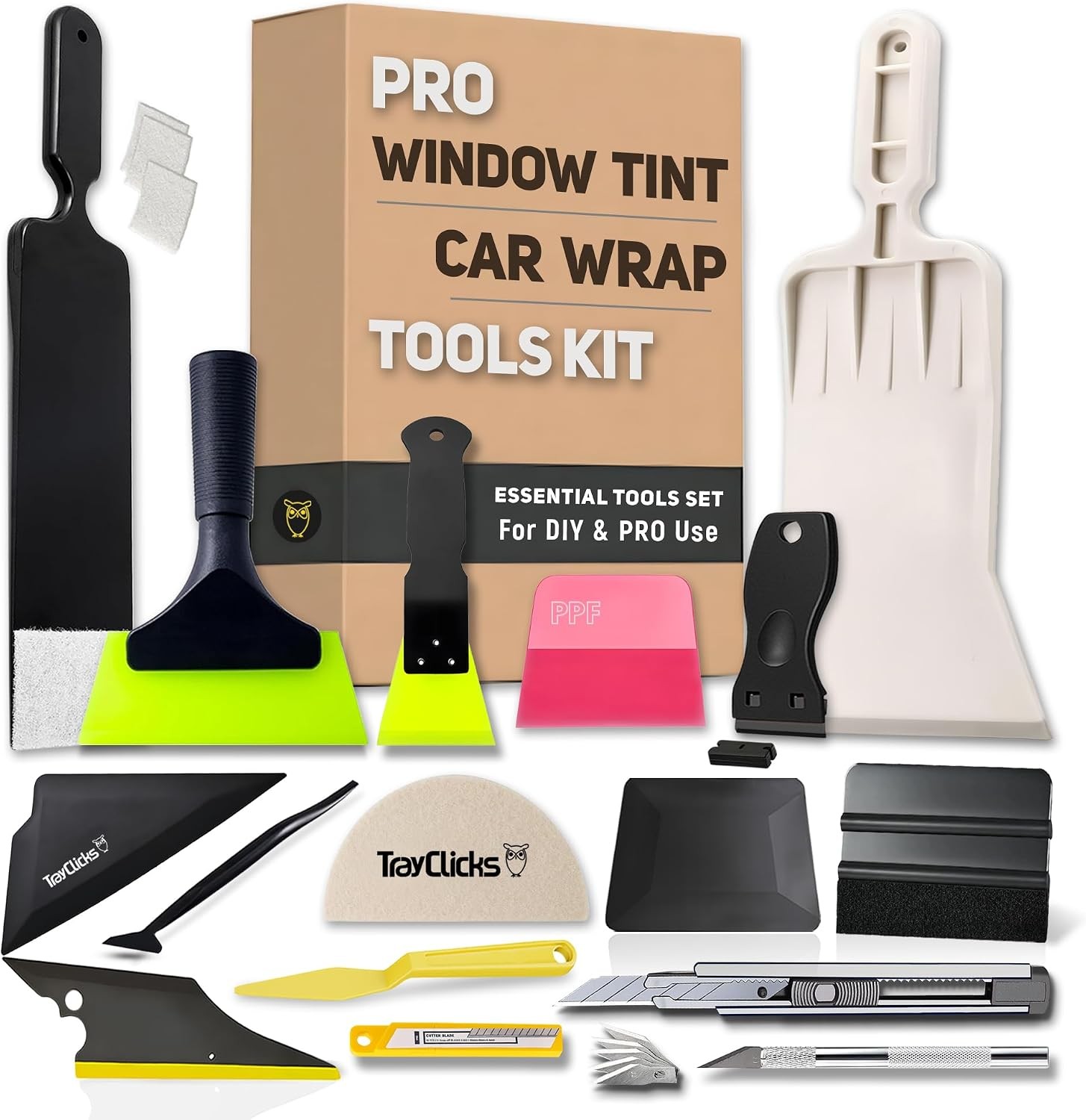Car Window Tint Tool Kit Squeegee Wrap Set