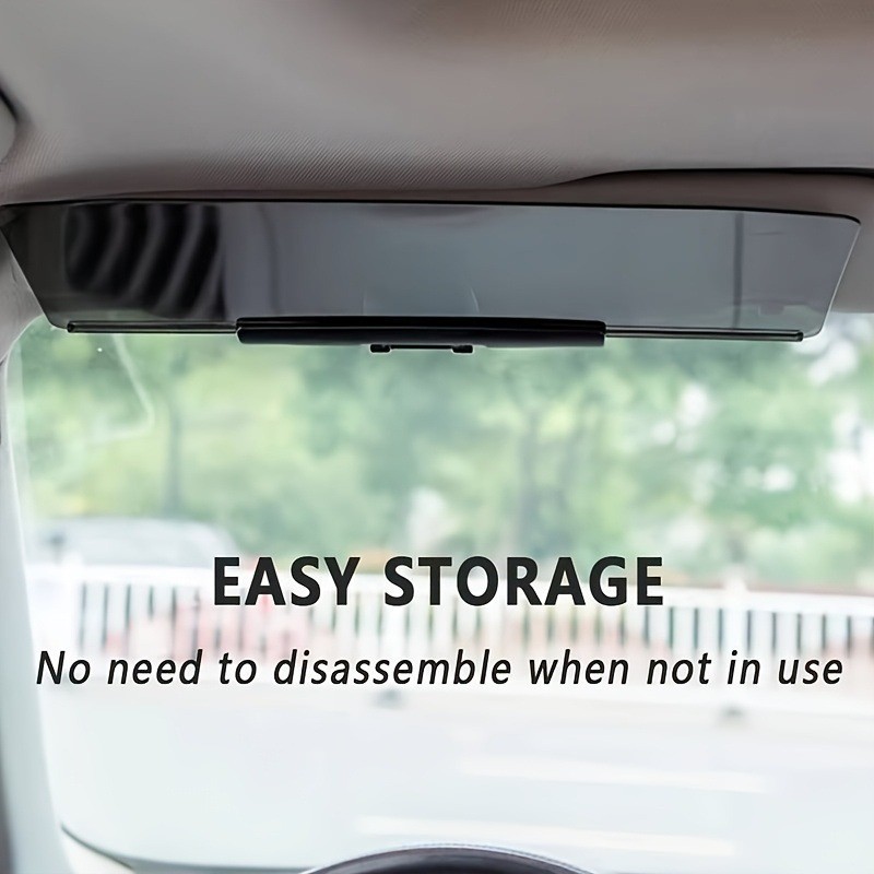 Effortless Easy – Fit Car Sun Visor Extender: No Tools Required, Fits Most Cars