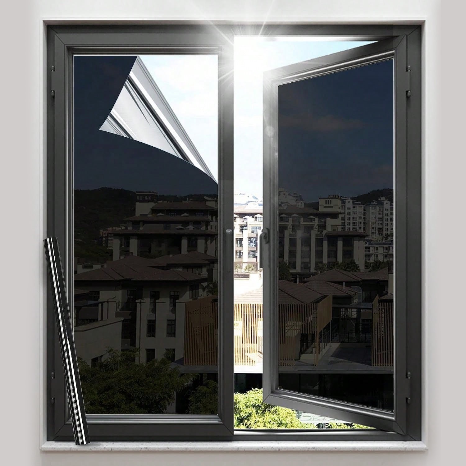 Residential Balcony Window Film:Blocks Heat & UV,Reduces Glare,Keeps Room Cooler