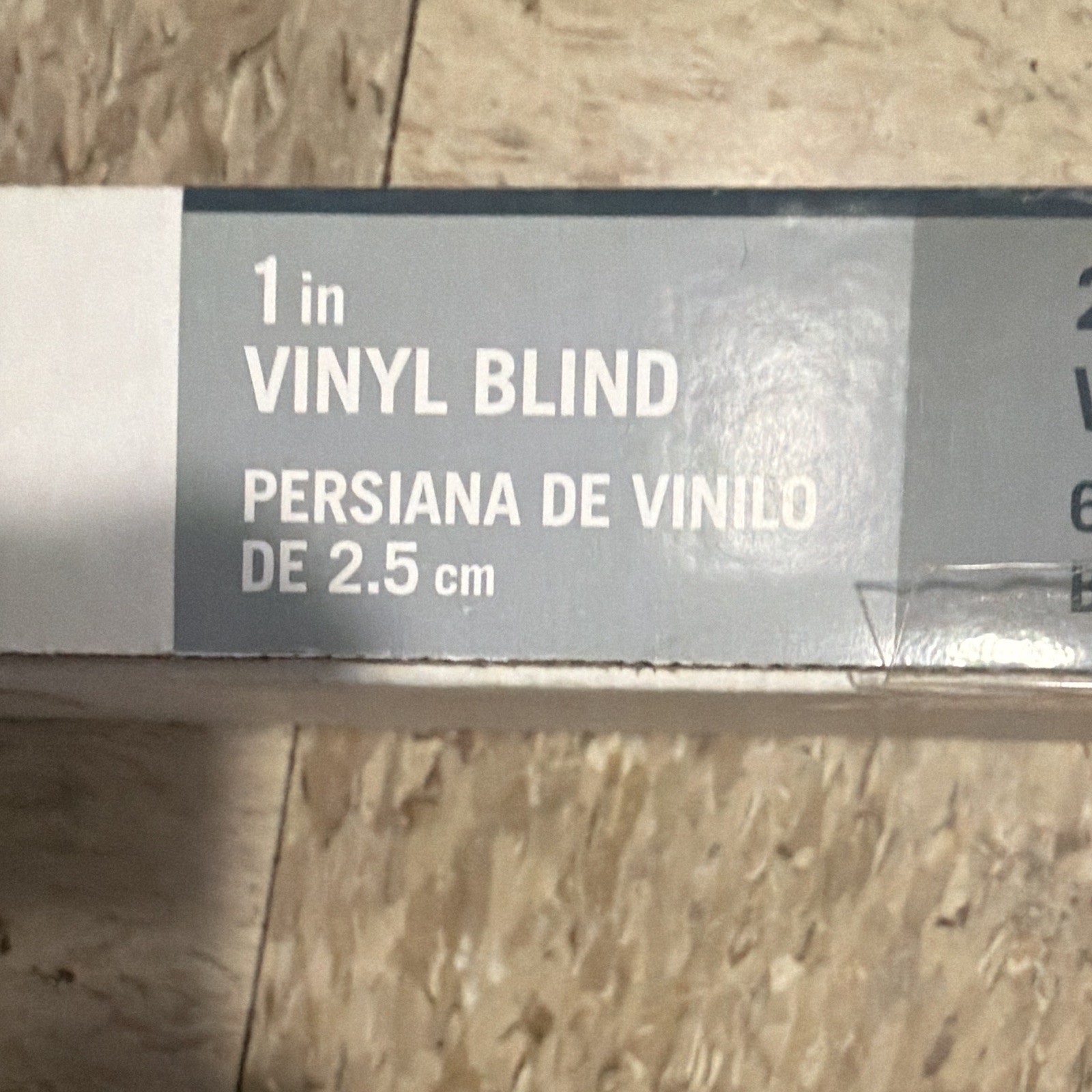 Vinyl Mini Blinds White 1″ Slat 27×64” Light Filtering Wand Control Valance