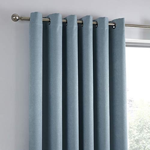 Strata Curtains, Woven, Eyelet, Lined, 100% Polyester, 117 x 137 cm, H…