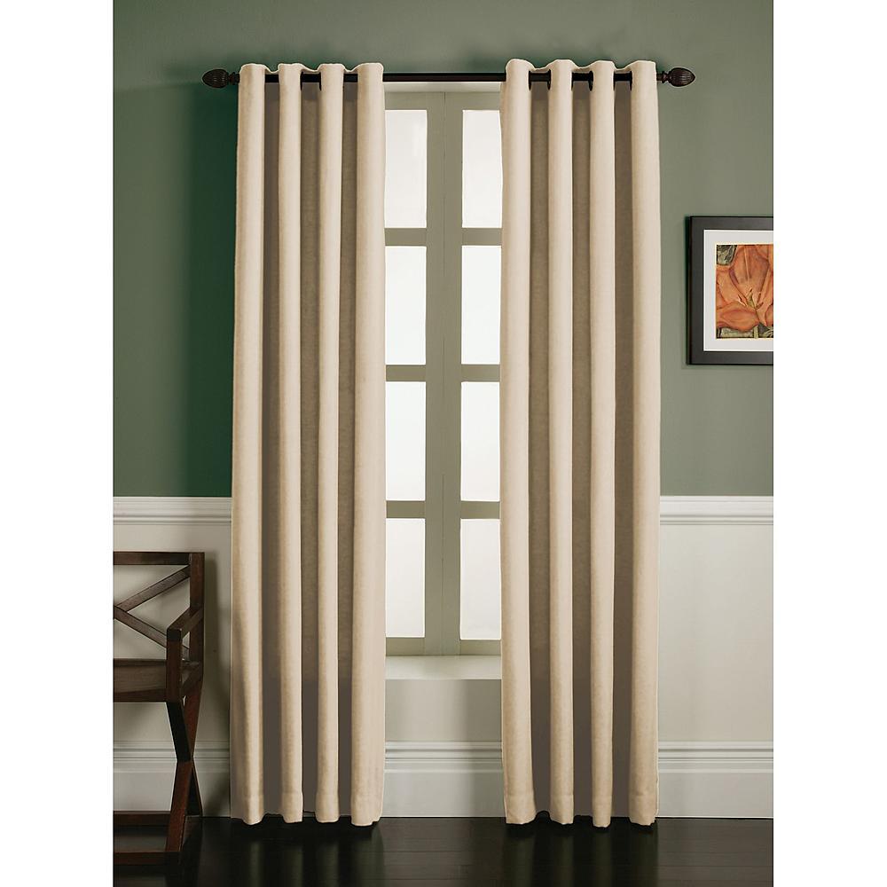 Essential Home One Faux Linen Grommet Panel – Natural