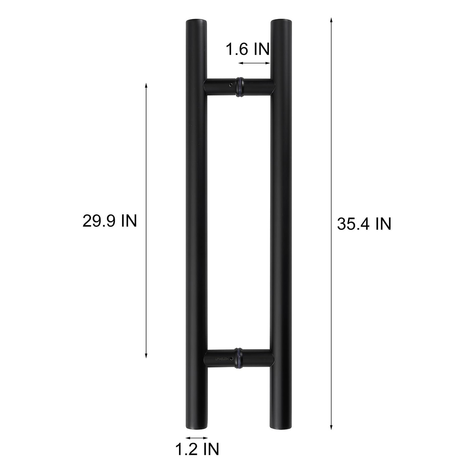 Hongyun 36 Inches Solid Standoffs Heavy-Duty Commercial Grade-304 Stainless