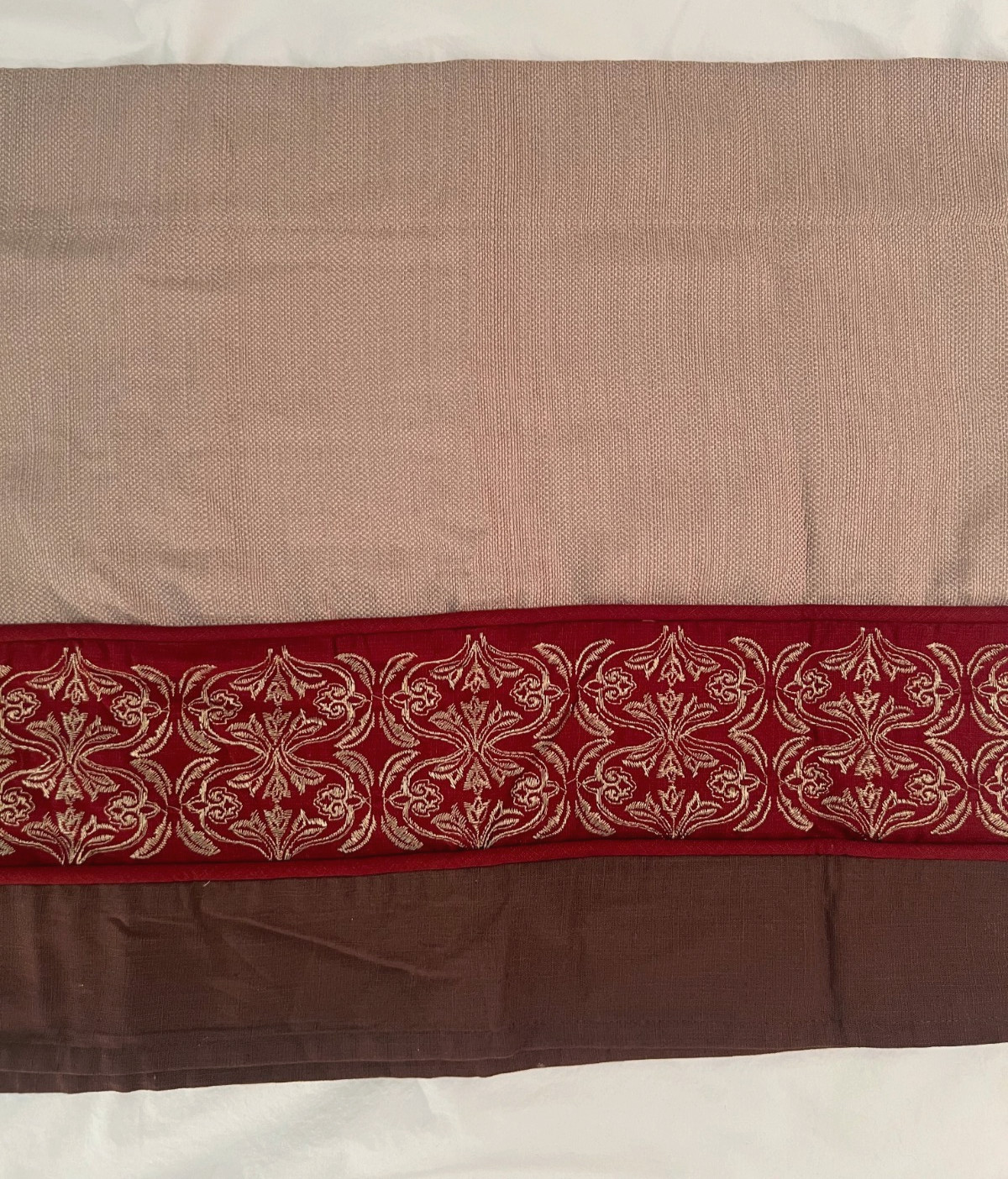 Bombay Bali Embroidered 2pc Window Valances