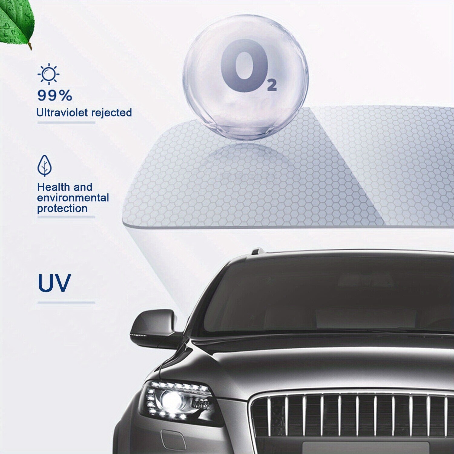 Auto Glass Sun Protection Film Roll – Black Summer Tinting for Car Windows