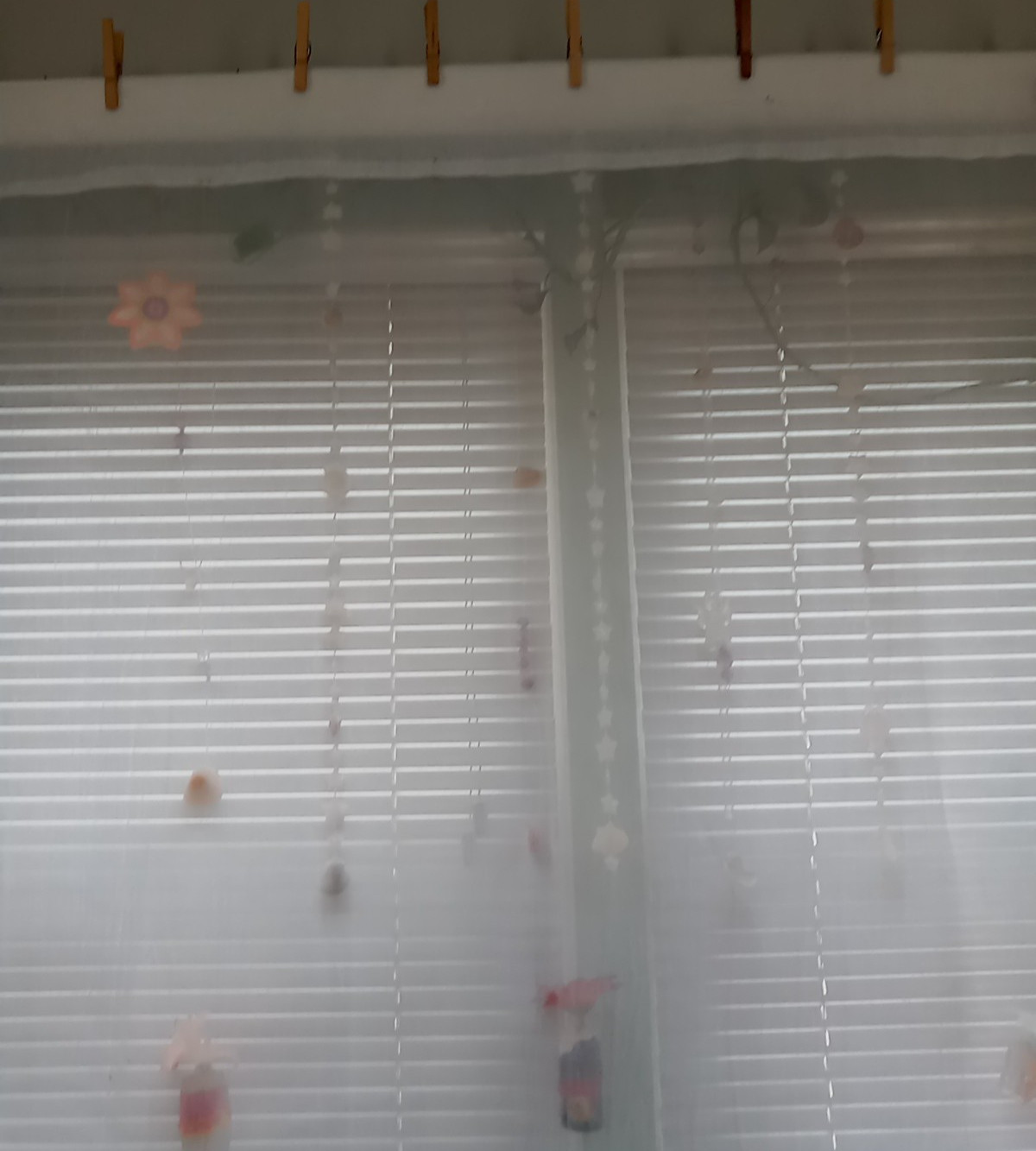 4 White Plain Sheer Curtains Rod Pockets 18