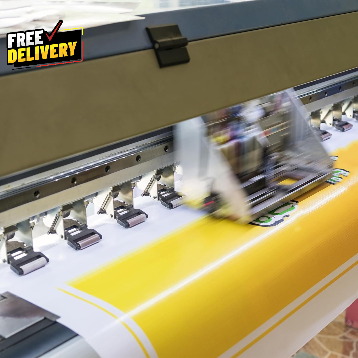 Blank Magnet Sheets Roll 24-Inches Wide – .30Mil Flexible, Printable, White Viny