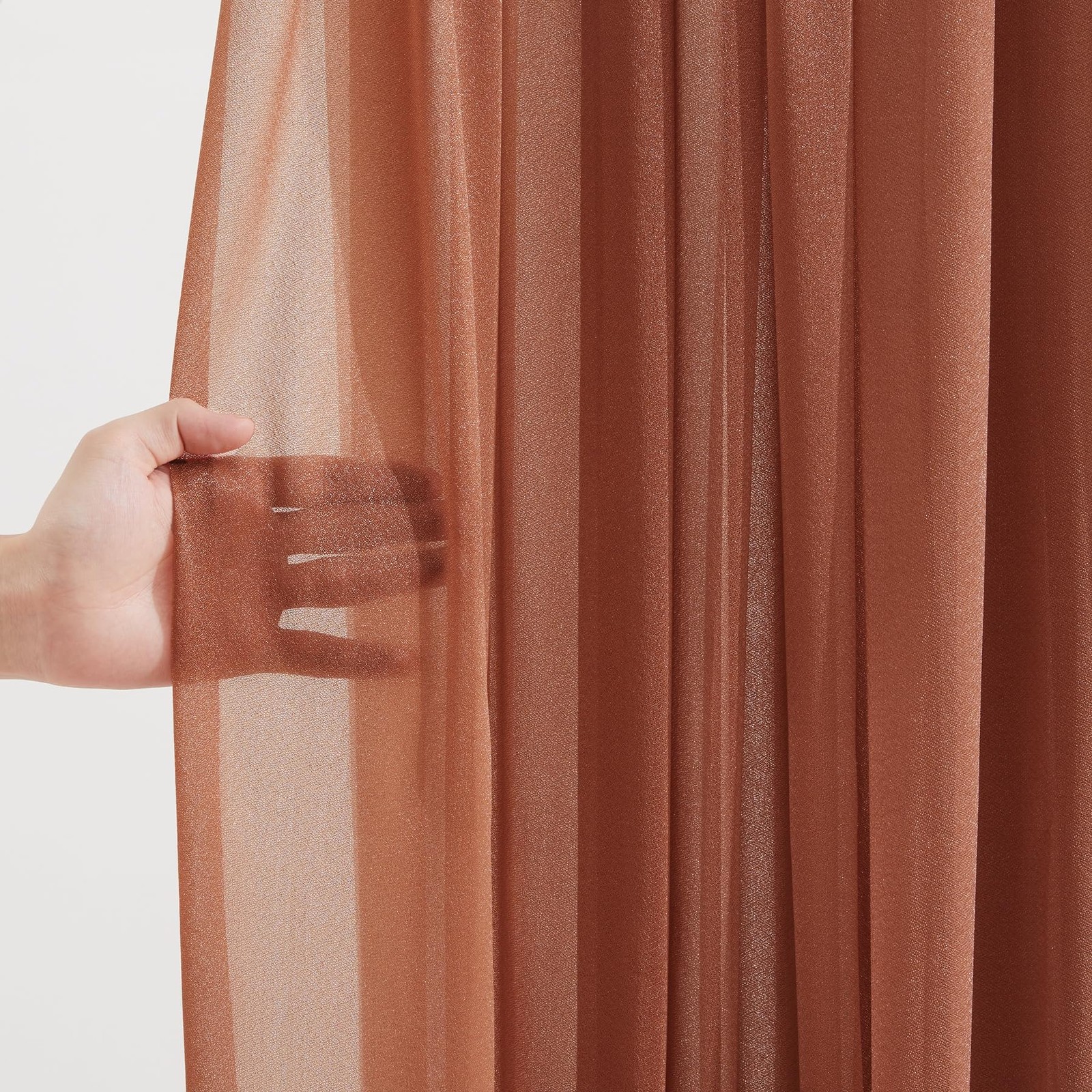 Terracotta Wedding Arch Draping Fabric 1 Panel 30” x 1 Panel,