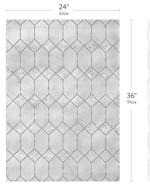 Artscape Old English Window Film Privacy Texture UV Protection 24×36 Cling