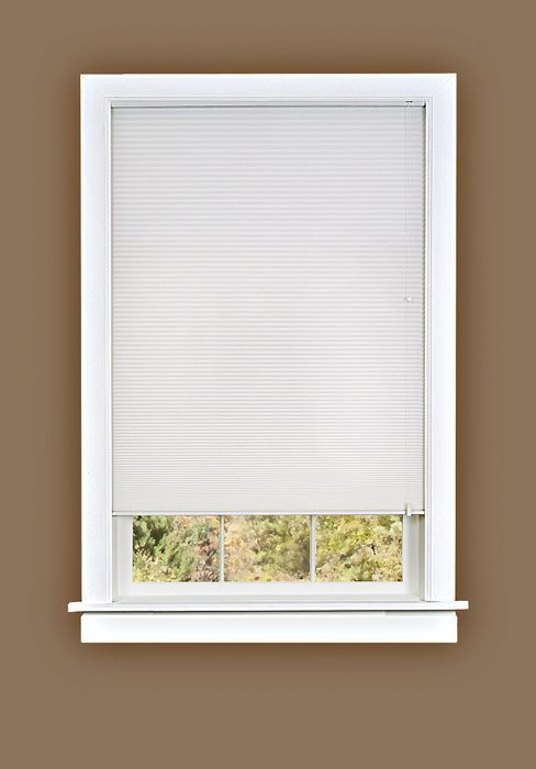 36″ W x 64″ L ~ Achim Honeycomb Cellular Pleated Shade CS3664WH06 ~ White