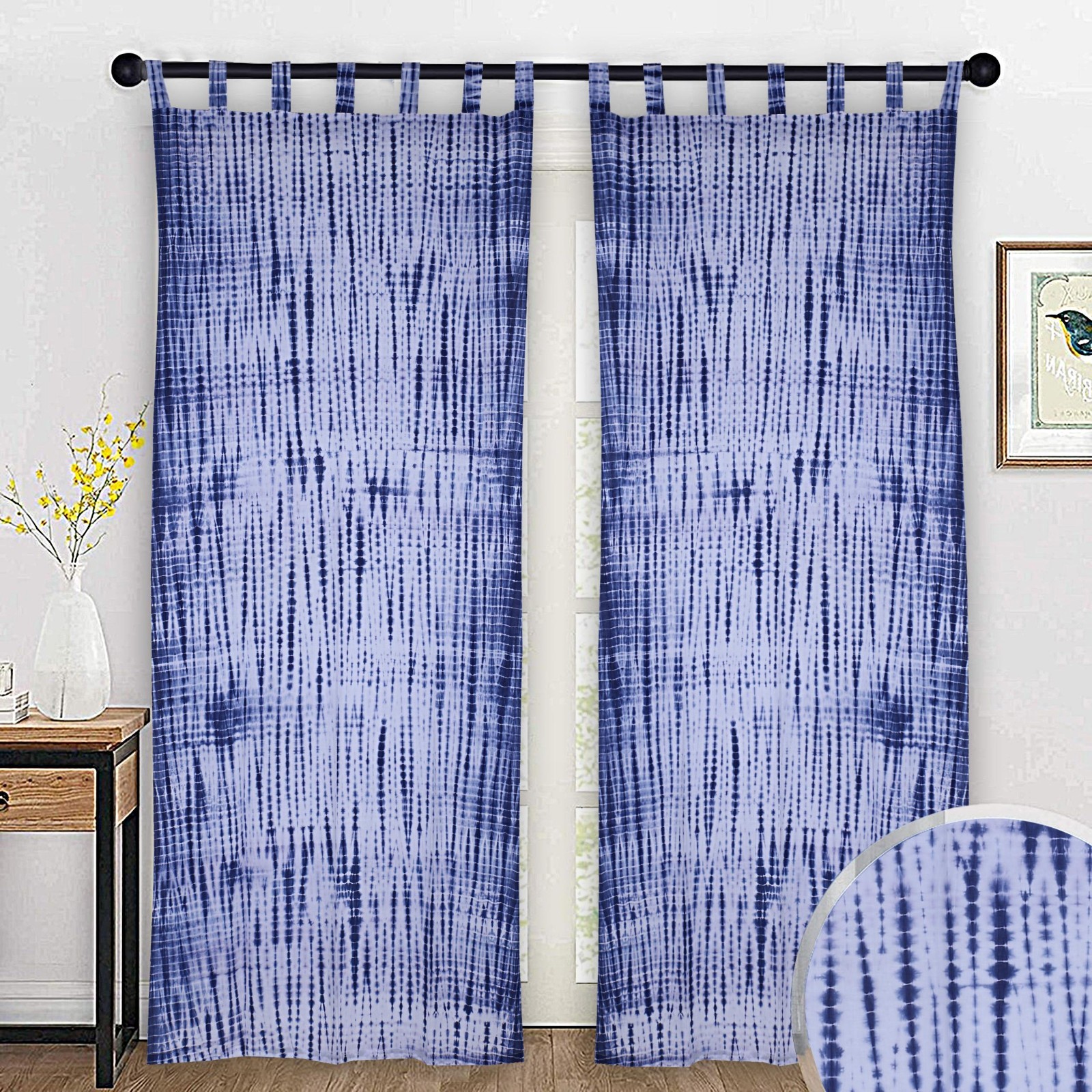 Bohemian Indian Ethnic Cotton Window Curtain New Home Balcony Decor Curtains
