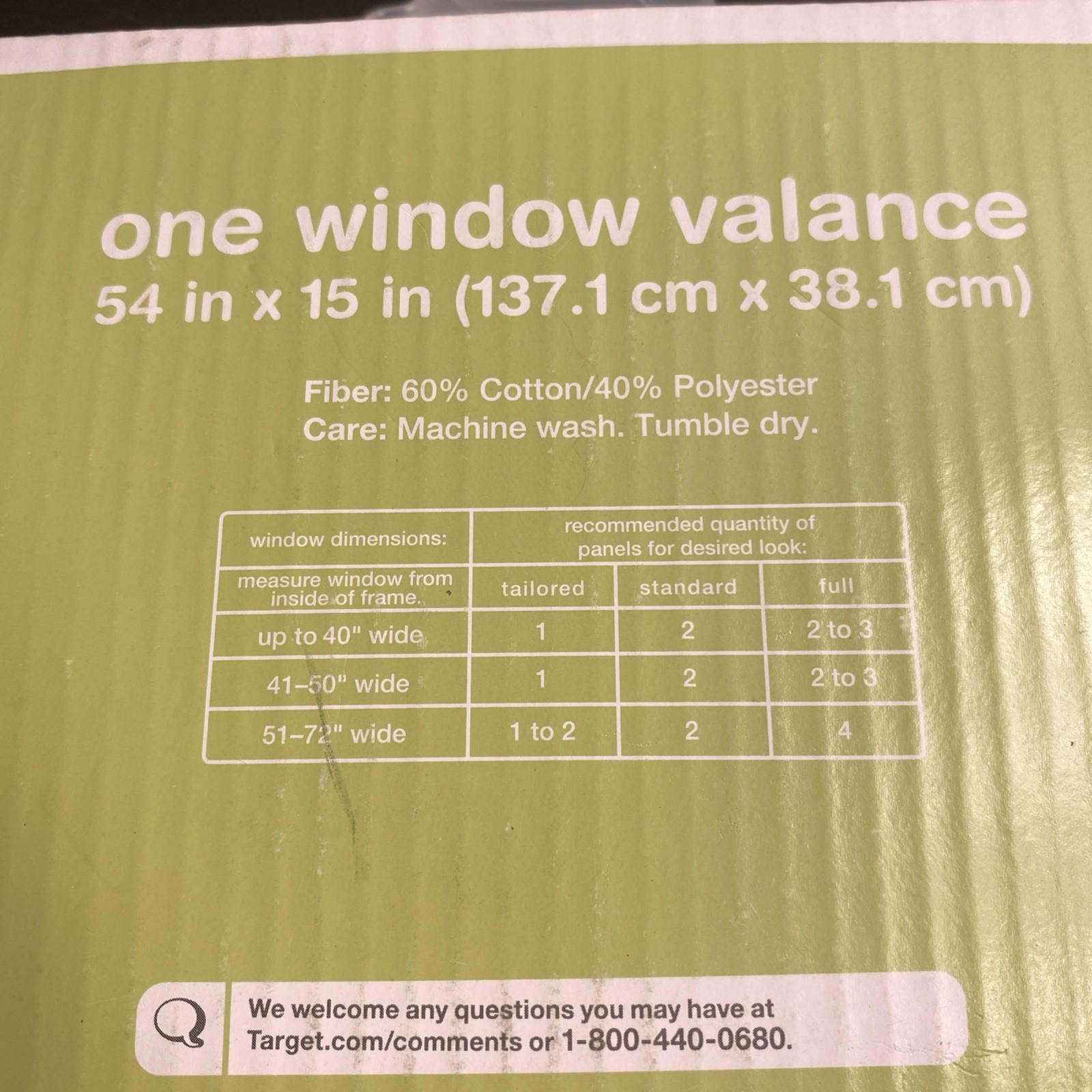 Circo Target Pretty Horses Window Valance Curtain Topper 54″ x 15″ New Sealed