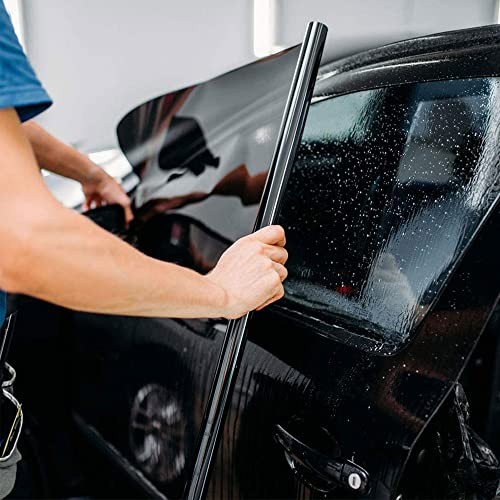Car Window Tint Film for Auto Sun Shade Roll 15% VLT Black Universal Fit Width