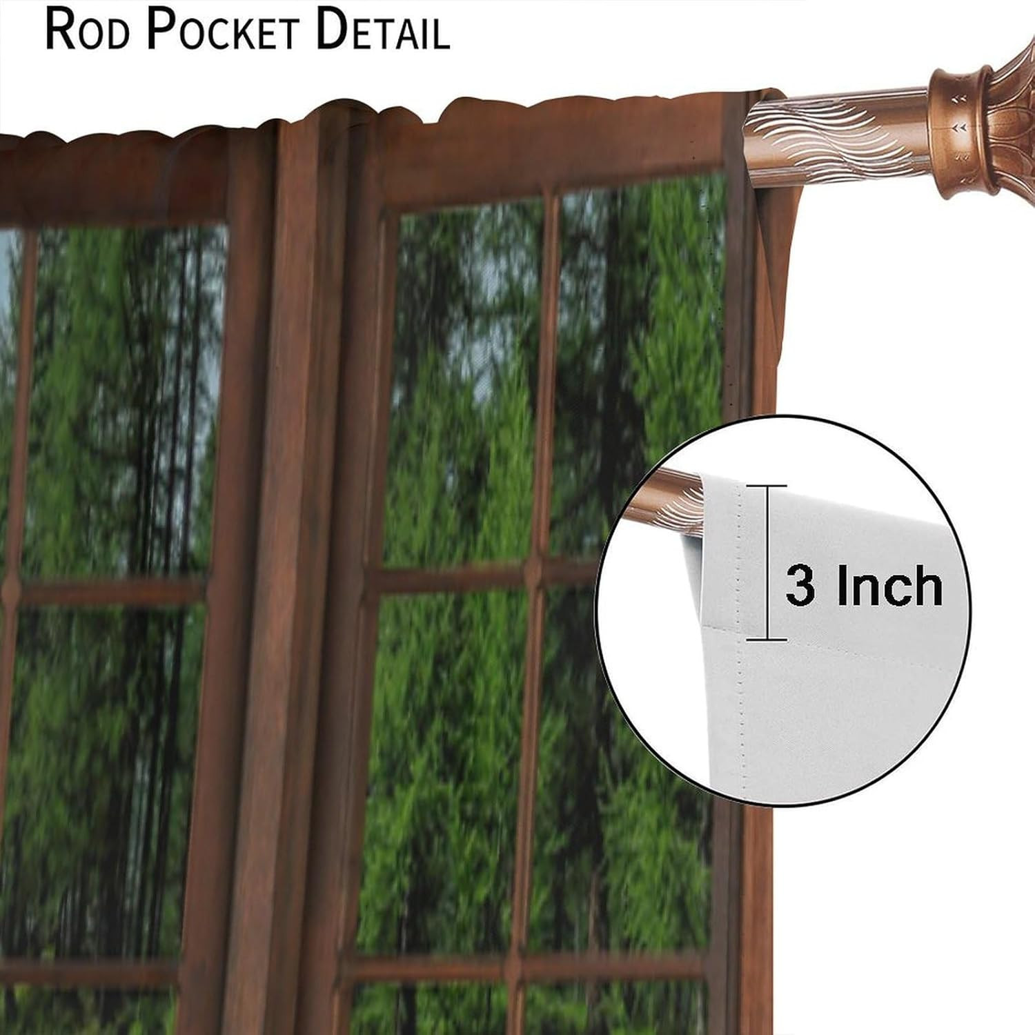 Forest Curtains Rivers Mountains Conifers Beautiful Natural Landscapes Window Tr