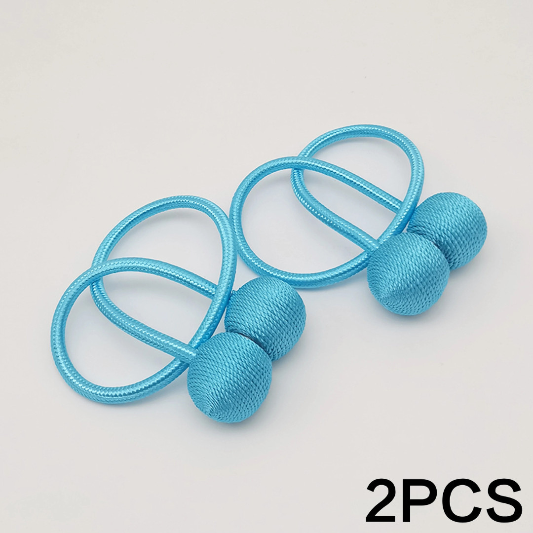 Magnetic Curtain Tiebacks 2pcs Curtain Holder Clips Tie Bands Window Home Decor