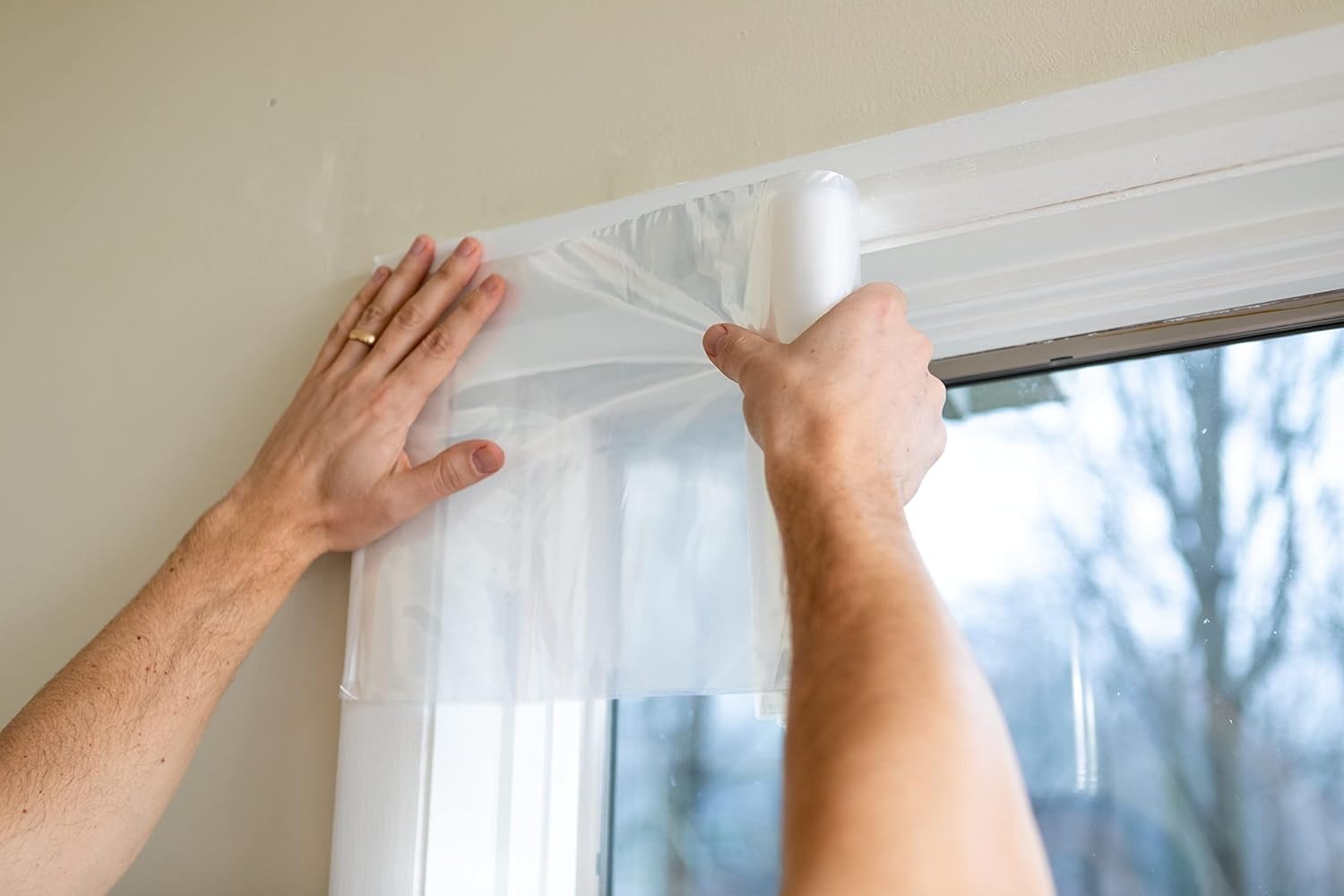 “Energy-Saving Window Seal Kit – Insulate 15 Windows with Simple Heat Shrink Fil