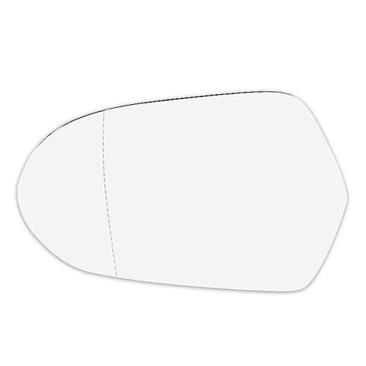 Car Rearview Mirror Glass Replacement with Backing Plate Heated Left Side