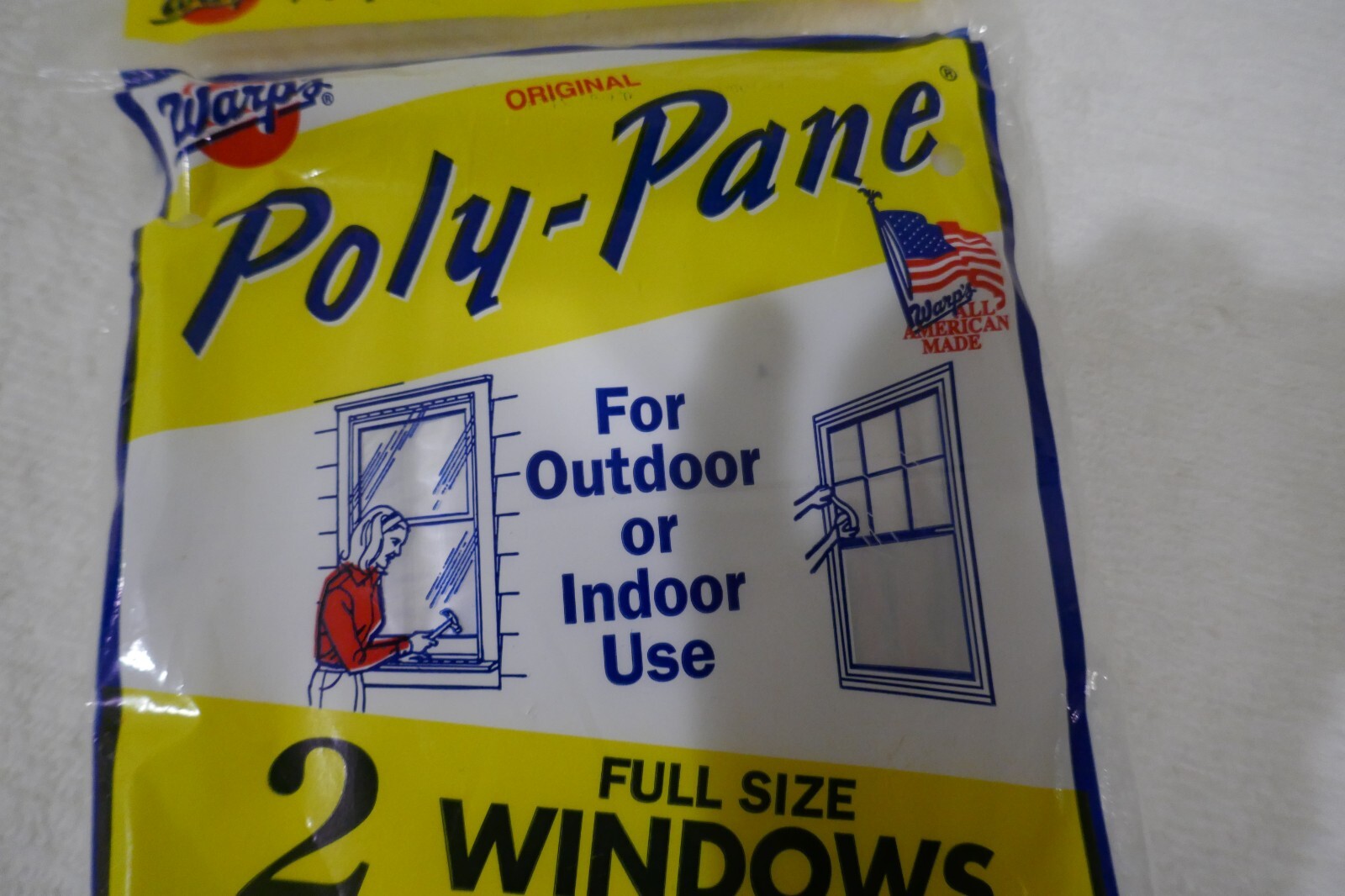 Warps 2P-24 36 X 72 Poly-Pane Storm Window Kit (Lot of 2)-cover 4 windows