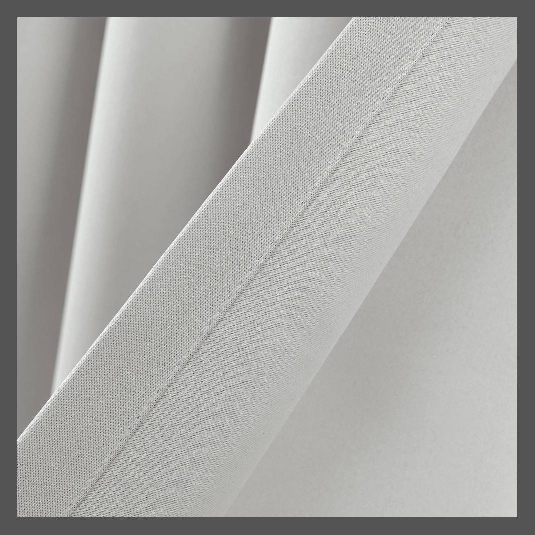 Set of 2 (84″x52″) Insulated Rod Pocket Blackout Window Curtain Panels Light