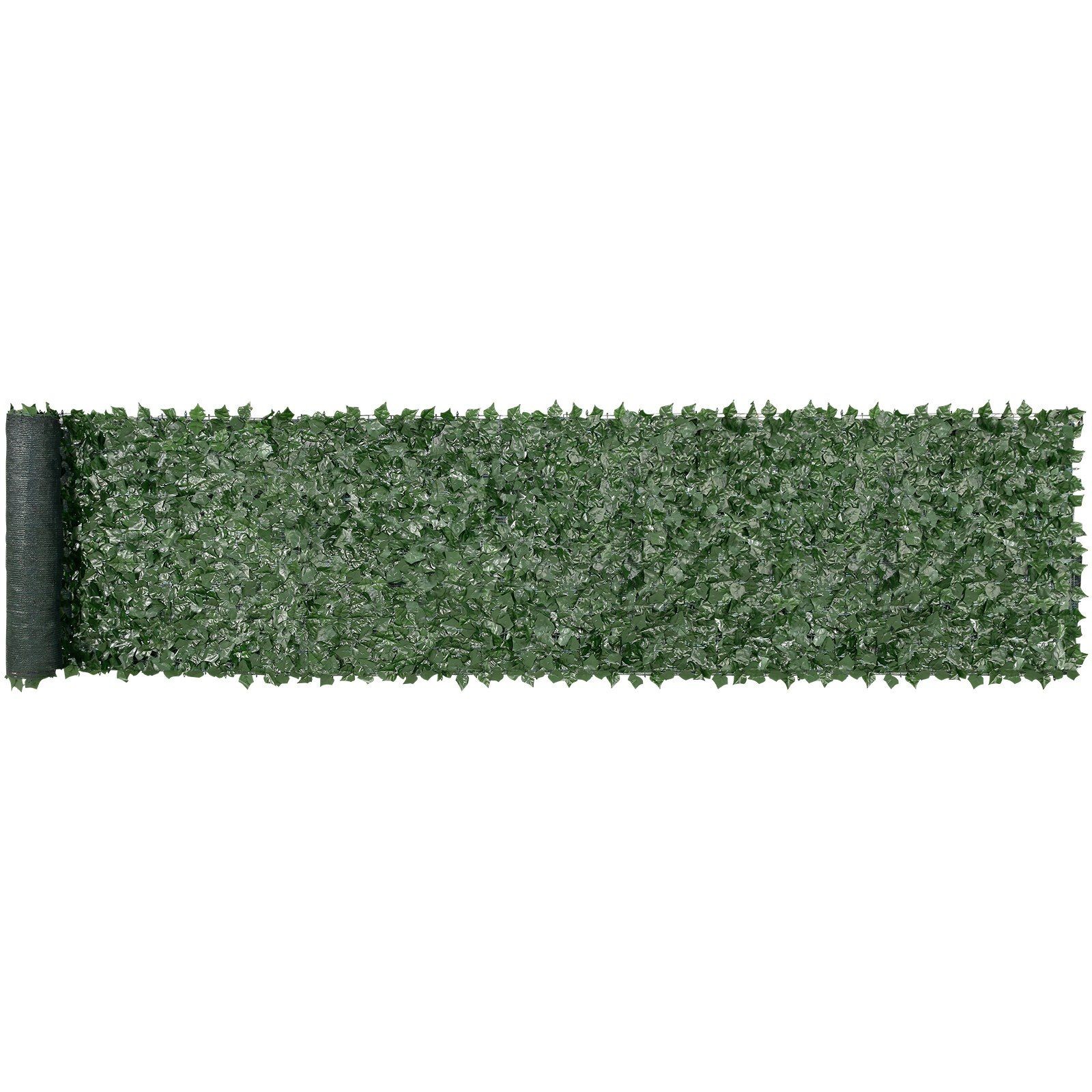 39x198in Modular Ivy Privacy Fence – Cuttable, Zip-Tie Install, Wind-Resistant