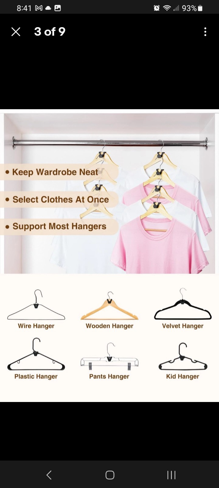 Smartor Clothes Hanger Connector Hooks 12 Pack Closet Storage Organization F1