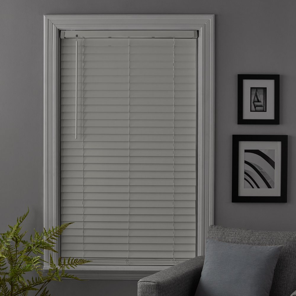 2-inch Cordless Faux Wood Horizontal Blinds Window Room Darkening MULTI SIZES