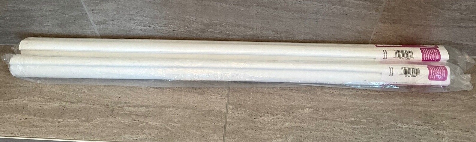2 – Superglass Matte Blackout Roller Window Shade White 37 1/4″ x 6′