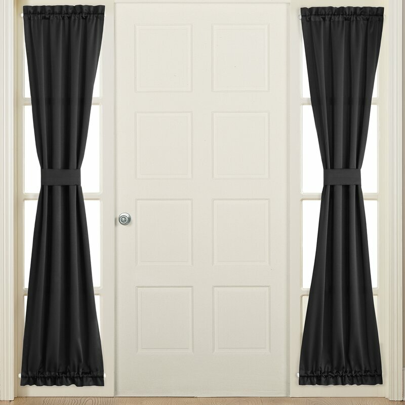 1Pc French Door Curtain Private Long High Precision Solid Window Panel DAYSI 72″