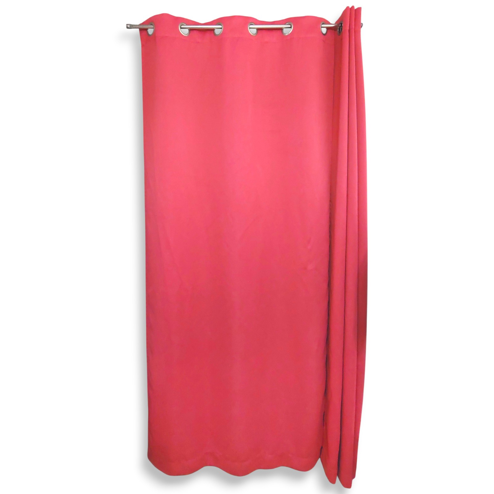 Large 2pc Pair Sun Zero Riley Hot Pink Blackout Grommet Curtain Panels 40″x 84″