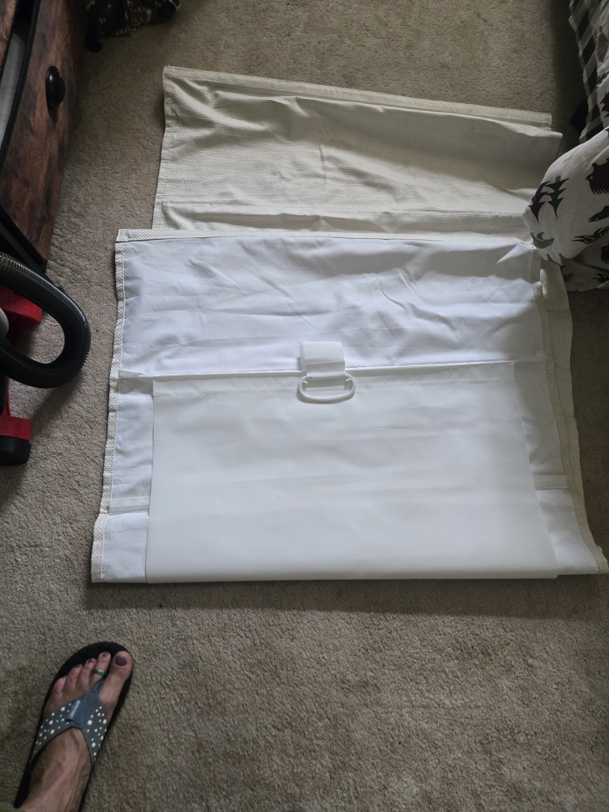 Roller Blinds Fabric White Window Frame Mounted Opaque for Any Room