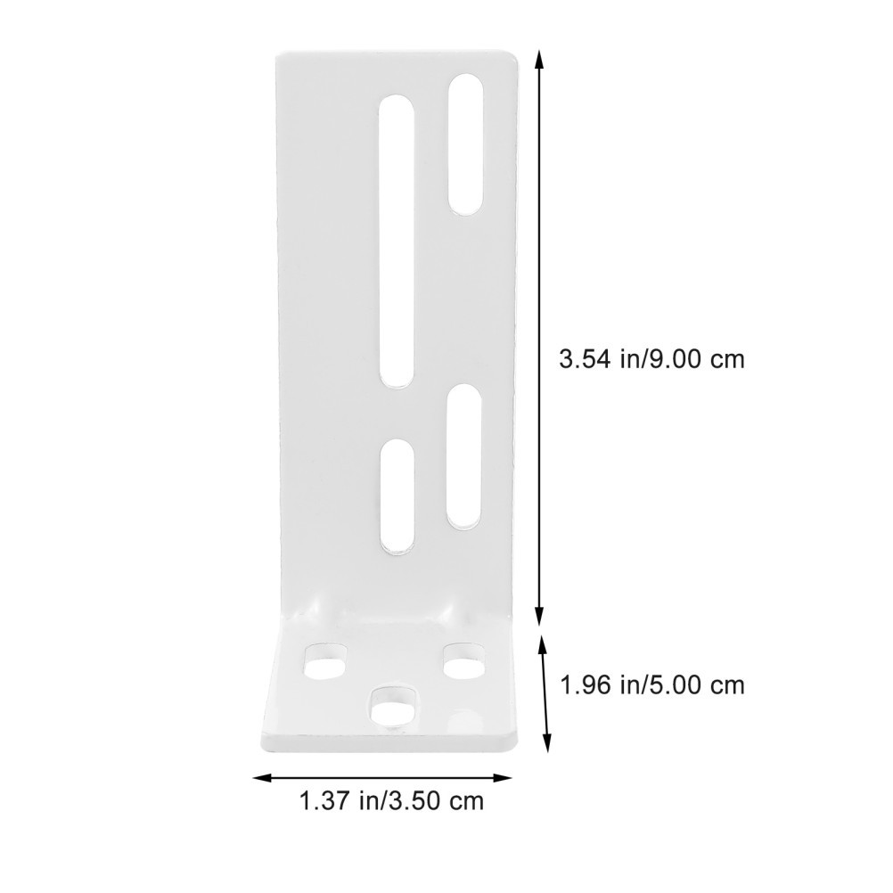 6Pcs Curtain Mounted Code Brackets Stainless Steel For Stores