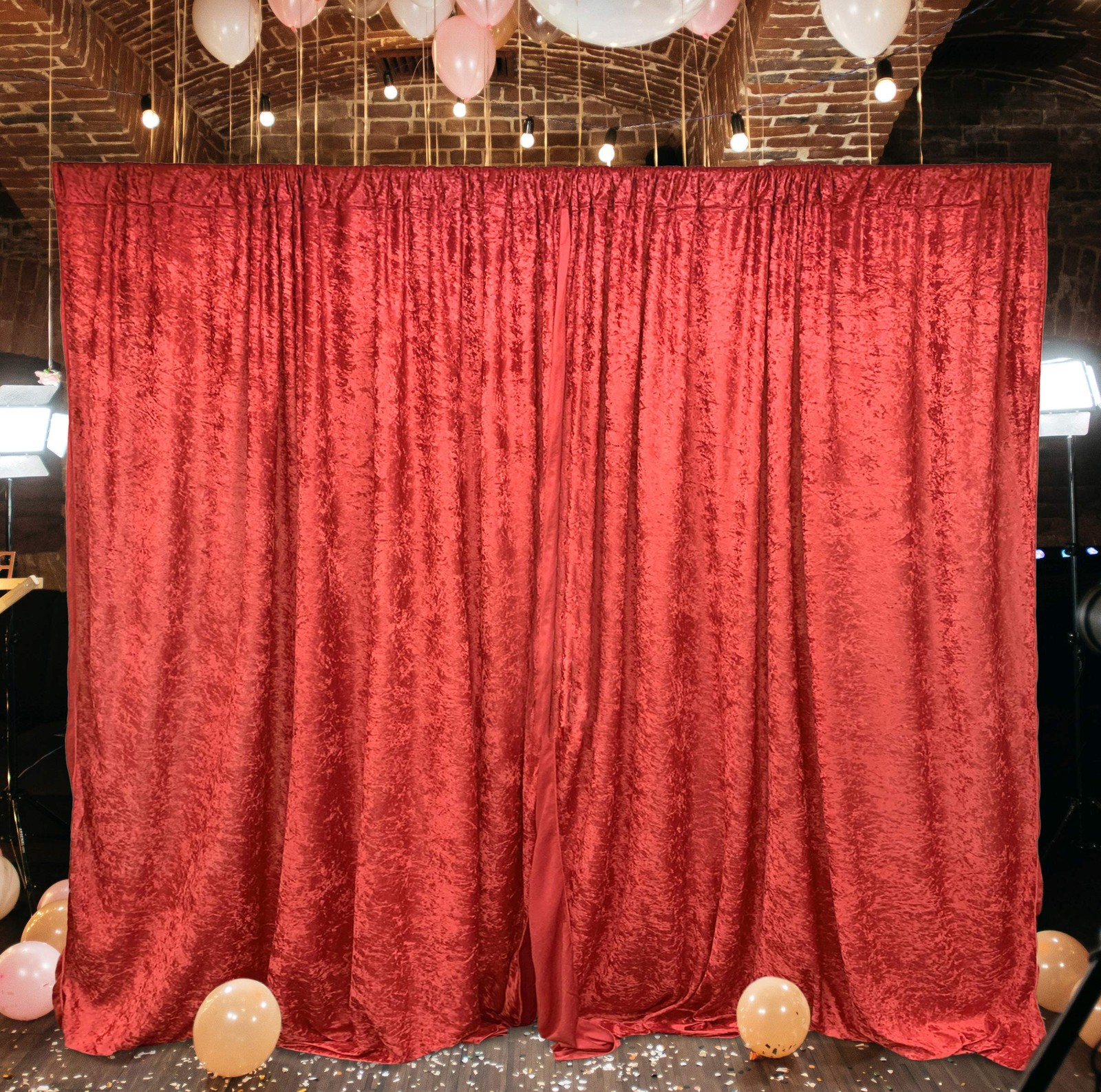 AK TRADING CO. 10 feet x 10 feet Lush Velvet Backdrop Drapes Curtains Panels …