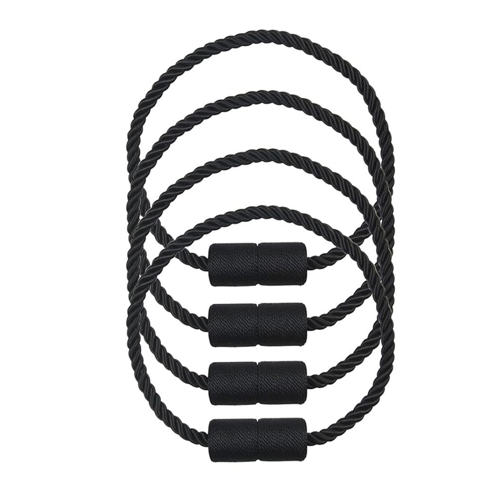4PCS Curtain Rope Tiebacks Outdoor Elegant Decorative Magnetic Tie Backs Drape