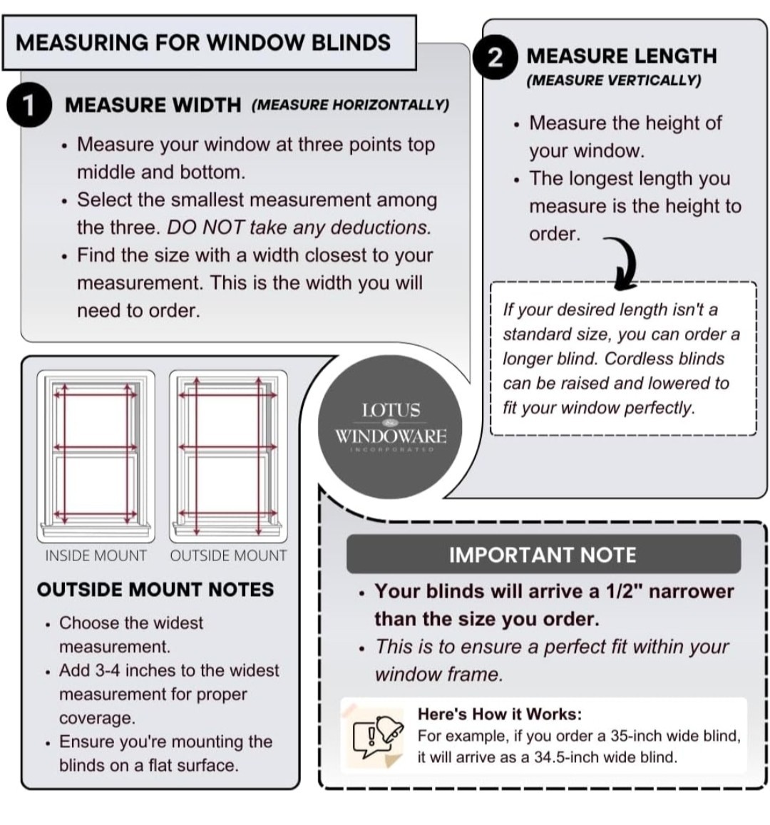 Lotus & Windoware Cordless, 2 Inch Faux Wood Blind, Window Blinds, Blinds &…