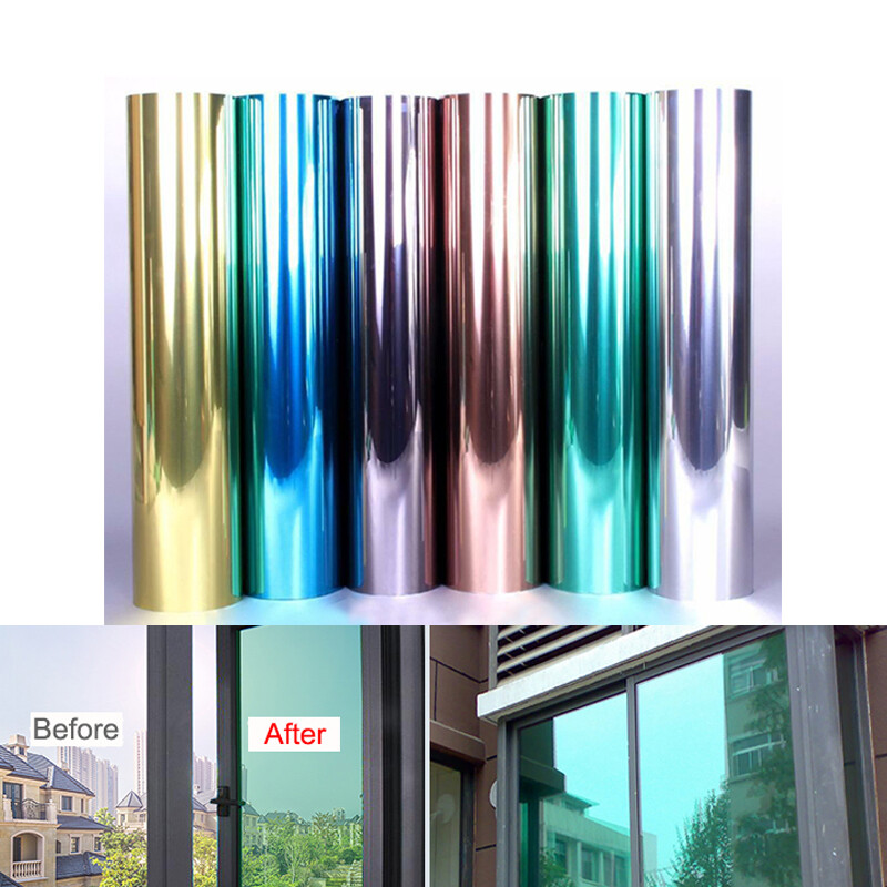 Privacy Mirror Window One Way Vision Film Home High Insulation Reflective Tint