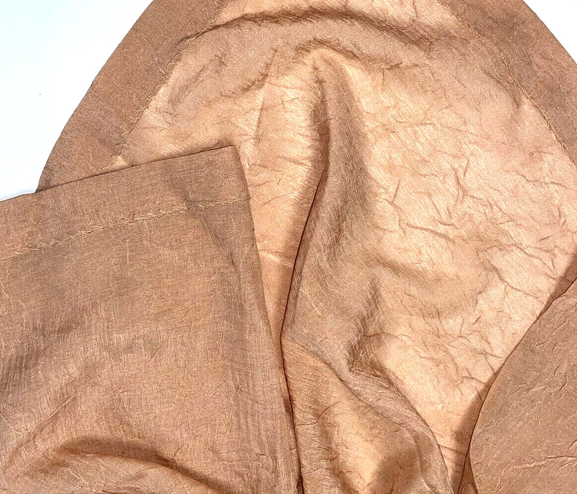 JC Penney 90s Wide Window Scarf Swag Drape Valance Curtain Orange Vintage