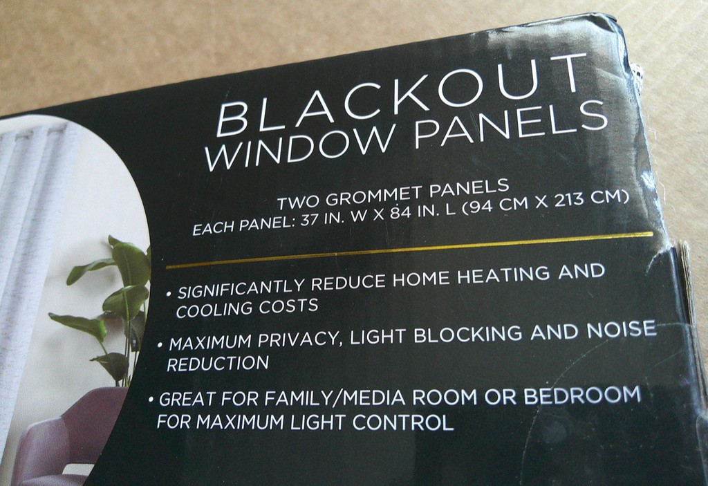 Eclipse Blackout Window Panels SET Heather Gray (37 in. W x 84 in. L) NEW